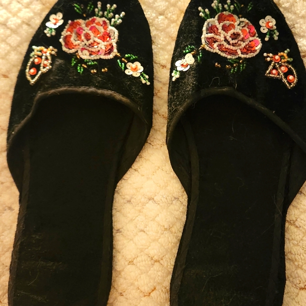 Beaded Slippers Chinese